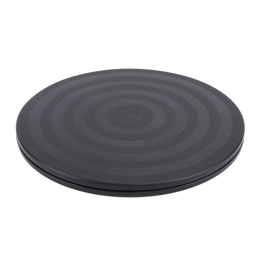 WiseZythum 20cm Plastic Rotating Stand 360 Degree Turntable for TVs Laptops Artwork Display