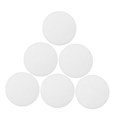 EXQUIMEUBLE 6Pcs Dazzle Ceiling Light Diffuser Disc Round Lampshade for Soft Even Illumination Homes Offices and Commercial Spaces