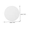 EXQUIMEUBLE 6Pcs Dazzle Ceiling Light Diffuser Disc Round Lampshade for Soft Even Illumination Homes Offices and Commercial Spaces view 2