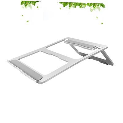 KALLORY Foldable Aluminum Laptop Stand Ergonomic Ventilated Holder for Desk Portable Cooling Stand Compatible and Laptops