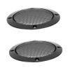 DIYEAH Metal Speaker Grill Cover for 4-Inch Car Speakers 2-Pack Protective Mesh Decorative Circles Easy Installation for Automotive view 1