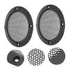 DIYEAH Metal Speaker Grill Cover for 4-Inch Car Speakers 2-Pack Protective Mesh Decorative Circles Easy Installation for Automotive view 3
