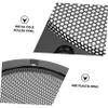 DIYEAH Metal Speaker Grill Cover for 4-Inch Car Speakers 2-Pack Protective Mesh Decorative Circles Easy Installation for Automotive view 4