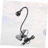 LIFKOME 3W USB Flexible Clip Lamp Eye Protection LED Light with Gooseneck for Bedside Table Home Lighting and Travel Black view 2