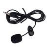 Abaodam Mini Clip Microphone for Computer and Tablet Plug Omnidirectional Recording for Interviews and Live Broadcasts Black view 1