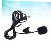 Abaodam Mini Clip Microphone for Computer and Tablet Plug Omnidirectional Recording for Interviews and Live Broadcasts Black view 3