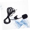 Abaodam Mini Clip Microphone for Computer and Tablet Plug Omnidirectional Recording for Interviews and Live Broadcasts Black view 4