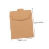 Tofficu 50Pcs Kraft Paper CD Envelopes CD DVD Storage Bags Tear Resistant Paper Sleeves for Disc Storage for Home Office School Use view 2