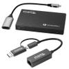 2.5G Ethernet & Thunderbolt 4 Hub Bundle: Plugable USB-C to 2.5Gbps LAN Adapter + Thunderbolt 4 Hub with 60W Charging | 3X TB4 Ports, USB4, 40Gbps, 4K/8K Display, macOS/Windows view 1
