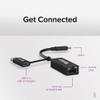 2.5G Ethernet & Thunderbolt 4 Hub Bundle: Plugable USB-C to 2.5Gbps LAN Adapter + Thunderbolt 4 Hub with 60W Charging | 3X TB4 Ports, USB4, 40Gbps, 4K/8K Display, macOS/Windows view 2