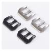 316L Stainless Steel Screw Watch Band Strap Clasp 18mm 20mm 22mm Black Silver Buckle Accessory Compatible with Casio Compatible with Huawei Watch Buckle view 3