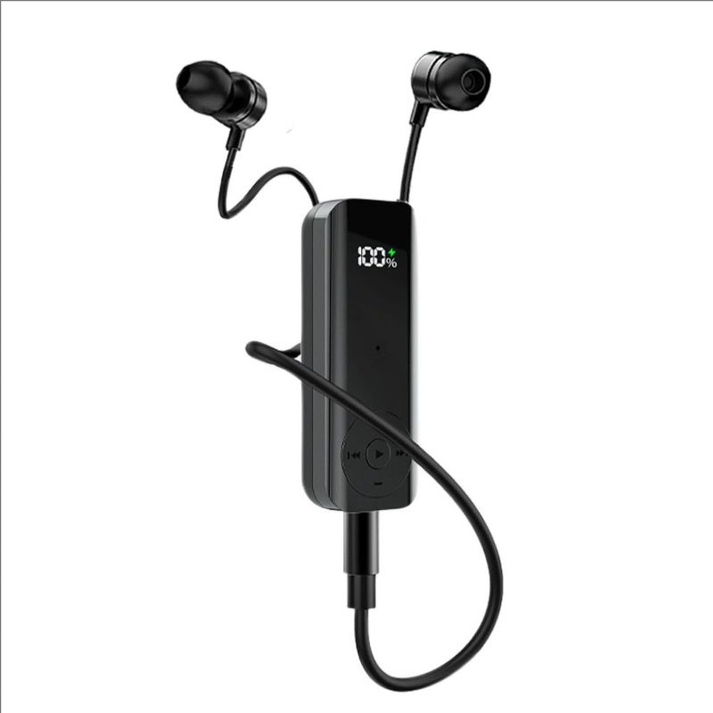 Wireless Bluetooth Audio Receiver,Portable Adapter,In-Ear Wireless Headphones with Noise Cancelling Microphone Headphone,Super Long Standby, Incoming Vibration for Wired Headphones,Car,Home Stereo etc