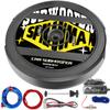 spnanma 1600W 12" Spare Tire Subwoofer with Built-in Amp, Anti-Theft Hidden Design, 400W RMS Deep Bass Car Subwoofer, Easy Install Powered Subwoofer for Car Audio, Fits 15"/16"/17" Wheels view 1