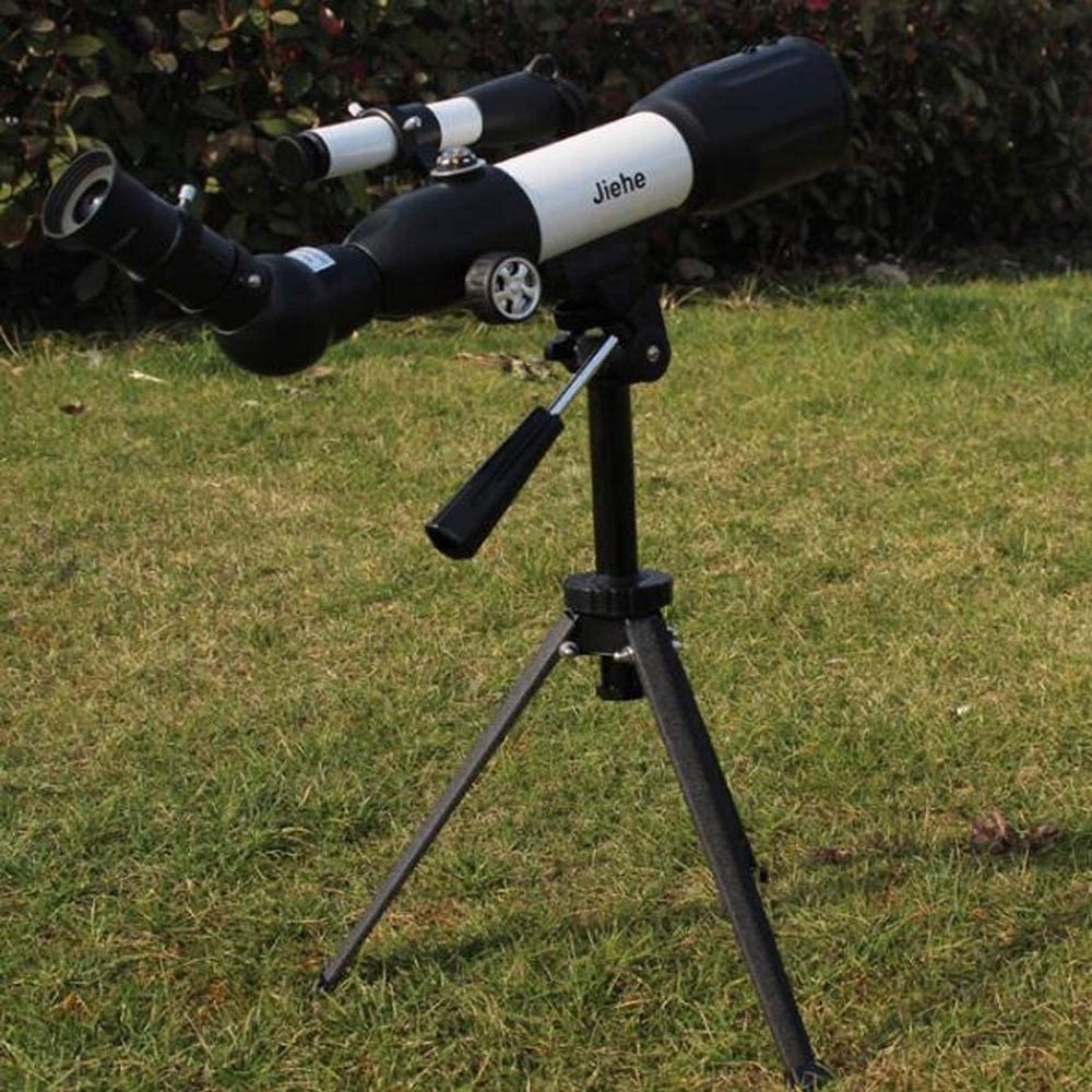 Refractive Astronomical Telescope, 45 Erect Optical Stellar Telescope with Tripod for 360 Adjustment, Monocula