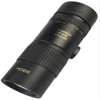 8-24 X 30 Telescopic Zoom Monocular, Mini Metal Telescope, Portable HD Monocular for Bird Watching Hunting Camping