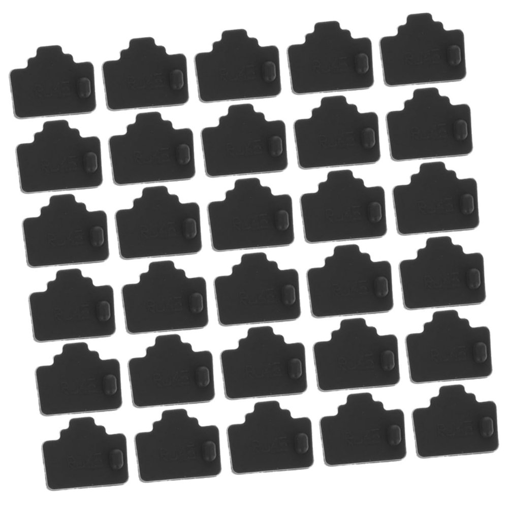 KALLORY 50Pcs Caps Ethernet Port Protector for Computer Router Laptop High Grade Plug Covers Lightweight Portable Network Plug Covers