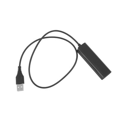 HOMOBABE RJ9 to USB Adapter Cable for Headsets Compatible PC and Laptops Female USB Connector for Easy Headset Connection