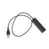 HOMOBABE RJ9 to USB Adapter Cable for Headsets Compatible PC and Laptops Female USB Connector for Easy Headset Connection view 1