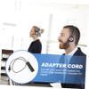 HOMOBABE RJ9 to USB Adapter Cable for Headsets Compatible PC and Laptops Female USB Connector for Easy Headset Connection view 3