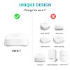 Wall Mount Holder for eero 7 Router Mesh Wi-Fi System No Messy Wires, Space-Saving Outlet Wall Mount Holder for eero 7 Extender, Stand Bracket for eero 7 (2 Pack) view 2