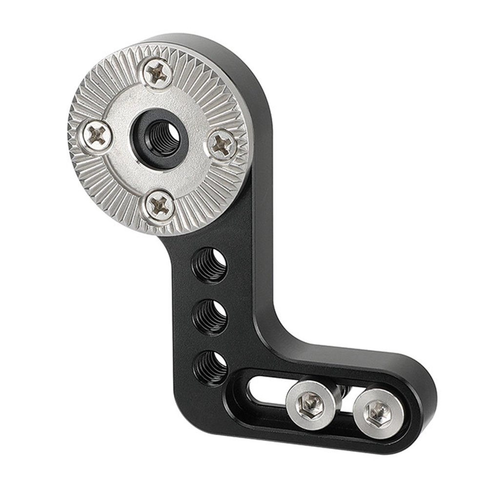 BaotyJie L Shaped Rosette Mount M6 Thread Hole Connector Professional Portable Photography Accessories Rosette Extension Mount