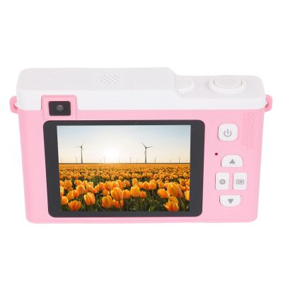 Yoidesu Digital Camera for Photography, WiFi 48MP 1080P Camera, 15x Digital Zoom, Intelligent Focus & LED Flash, Support up to 128GB Memory Card for Teens Adult Beginner (Pink)