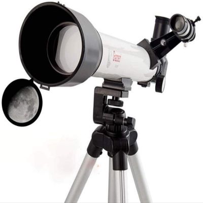 Astronomical Telescope, Refraction Telescope with Tripod, 90Mirror Deep Space Finder Telescope, Watching The Moon S