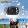 Digital Camera - 4K 48MP 10FT UHD Underwater Camera Snorkeling with 32GB Card, Waterproof Camera for Snorkeling Floatable, Point Shoot Digital Camera Gift for Boys Girls Kids view 4