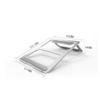 LALAFINA Foldable Laptop Cooling Stand Durable Aluminum Alloy Lightweight Portable Laptop Holder for Optimal Ventilation Non Slip Design for Steady Support Compatible with All view 3