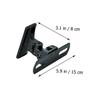 COHEALI Wall Speaker Mount for Surround Sound Rotatable Ceiling or Wall Installation Universal Speaker Stand Design for Home Theater Adjustable Bracket Black view 2