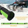 Zippered Rigging Sleeve, Universal Trolling Motor Cable Sleeve & Outboard Rigging Sleeve, Waterproof Trolling Motor Cover for Minn Kota MotorGuide Rhodan - Green Cable Organizer & Wire Protector view 3