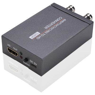 KEIYANA BNC to HDMIcompatible Converters Supports AHDs CVIs TVIs CVBS Signals for Output Up to 1080P with Out Feature AHDs TVIs CVIs CVBS Adapter