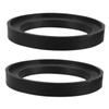 HONMEET 1Pair Car Speaker Mount Bracket with Spacer Ring for High and Mid Tweeter Audio System Upgrade Pillar Fit for Enhanced Sound Quality view 1