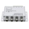 KEIYANA Passive 4 Channel Video Balun for CVI Cameras CCTV Over Twist Pairs UTP Video Balun 4 Channel Receiver BNC to UTP Enhancement Technology view 1