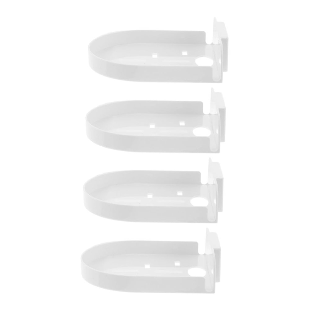 Abaodam 4Pcs Adhesive Camera Wall Mount Shelf Secure Monitor Holder for Cameras Monitors No Drill No Trace Removal Easy Installation Stable Camera Tray
