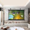 Manual Pull-Down Projector Screen 4K HD Anti-Crease Movie Screen 30 40 50 60 72 Inch Light-Weight Projection Screen for Indoor (30 Inch(16:9)) view 1