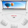 Manual Pull-Down Projector Screen 4K HD Anti-Crease Movie Screen 30 40 50 60 72 Inch Light-Weight Projection Screen for Indoor (30 Inch(16:9)) view 2