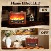 PRUNUS J-196 AM FM Radio with Best Reception, Bluetooth Speaker, Flame LED view 2