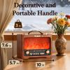 PRUNUS J-196 AM FM Radio with Best Reception, Bluetooth Speaker, Flame LED view 4