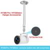 Aymzbd Camera Mounting Bracket, Stand for Cameras, Wall Ceiling Mount Hanger, Video Camera Bracket, White, 60 to 120cm view 4