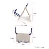 AKOOSY Folding Music Stand for Students Book Holder with Fixed Arms for Reading for Music Scores Tablets and Textbooks White view 4