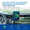 3 in 1 Smart Sensor Wireless Charger Portable Mobile Locator, Phone Holder Mount Built-in Air Tracker with Bracket, Touch Sensing Location Tracking Work with Find My view 3
