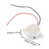 VOSAREA 5Pcs Small Dc Electric Alarm Enclosed Sound for Industrial Use Low Power Consumption Design White view 2
