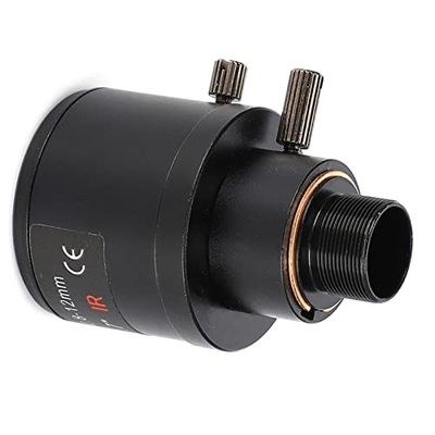 RiToEasysports Adjustable of 2.8-12 Mm Manual Zoom 3MP Lens for CCTV Safety Cameras with High Compatibility Ideal for Monitoring Material: Aluminum Alloy
