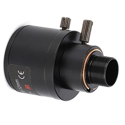 RiToEasysports Adjustable of 2.8-12 Mm Manual Zoom 3MP Lens for CCTV Safety Cameras with High Compatibility Ideal for Monitoring Material: Aluminum Alloy