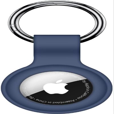YATCHA Case Compatible with Apple AirTag,Silicone for AirTags Cases Tags for Apple for AirTag GPS Item Finders AccessoriesBlue