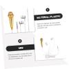 Beaupretty Portable Mini Microphone for Voice Recording and Singing Wired Tiny Mic Omnidirectional Pickup Compatible Smartphones and Laptops view 3
