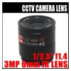 1pcs 6mm Lens 3MP 1/2.5 CS Lens Suitable for Both Mount HD CCTV Camera Lens for Day/Night CCD Security CCTV Camera view 2