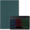 Aidashine Keyboard Case for iPad 9.7(2017/2018) Air2/Pro9.7, Backlit Detachable Wireless Keyboard Case,Deep Green view 1