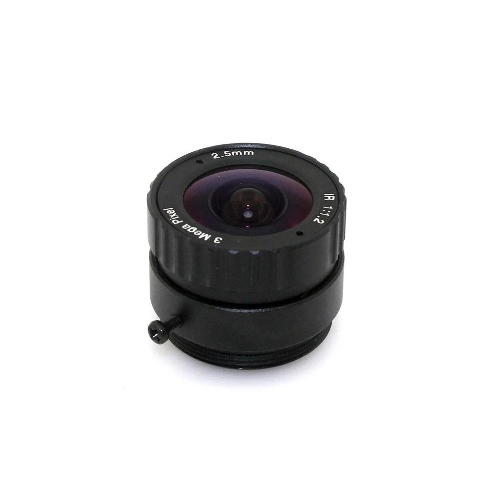 3MP 2.5mm CS Lens Suitable for Both 1/2.7" CCTV CMOS Chipsets for HD IP Cameras and Security Camera